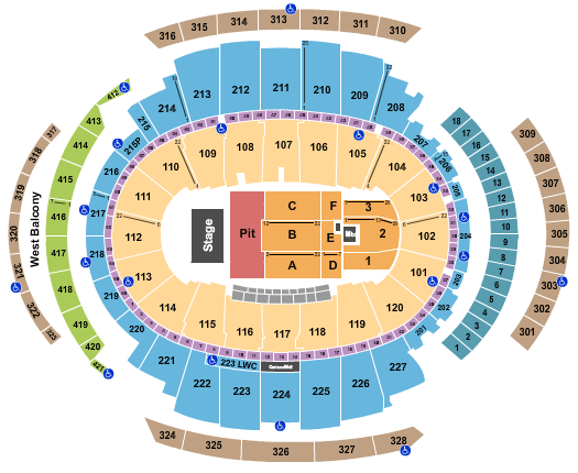 Madison Square Garden Dave Matthews Band Seating Chart